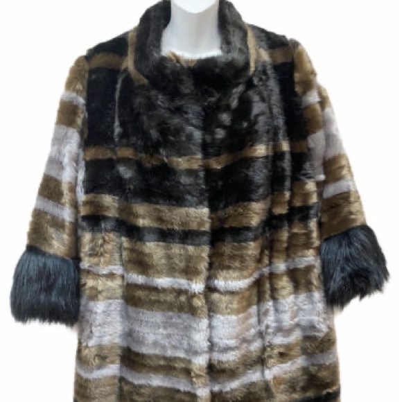 Vintage ADRIENNE LANDAU Fox Fur Jacket - Picture 2 of 15